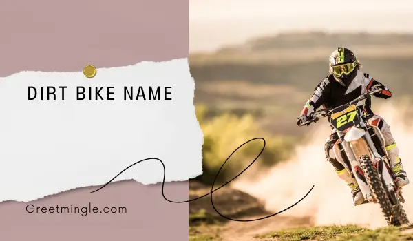 dirt bike name