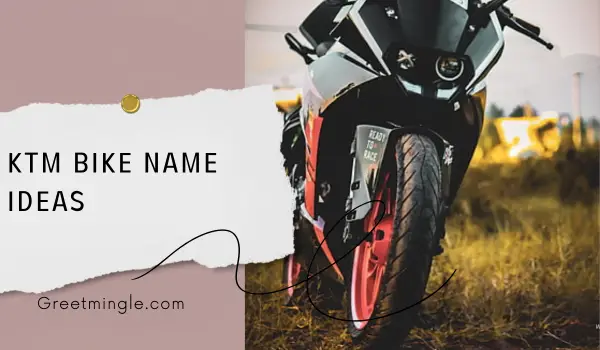 ktm bike name ideas