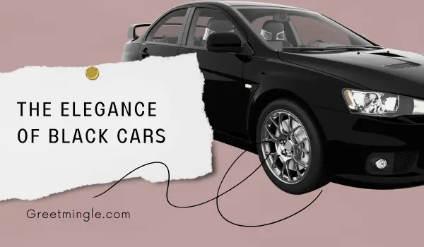 the elegance of black cars