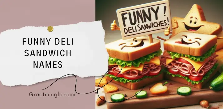 Funny Deli Sandwich Names