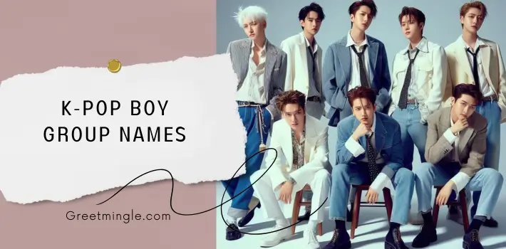 K-Pop Boy Group names