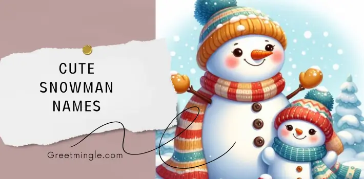 cute snowman names