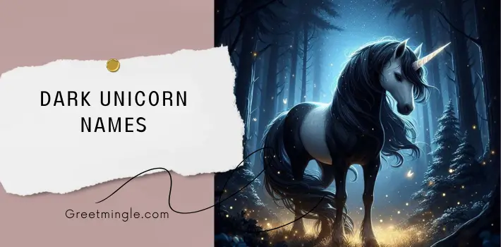 Dark Unicorn Names