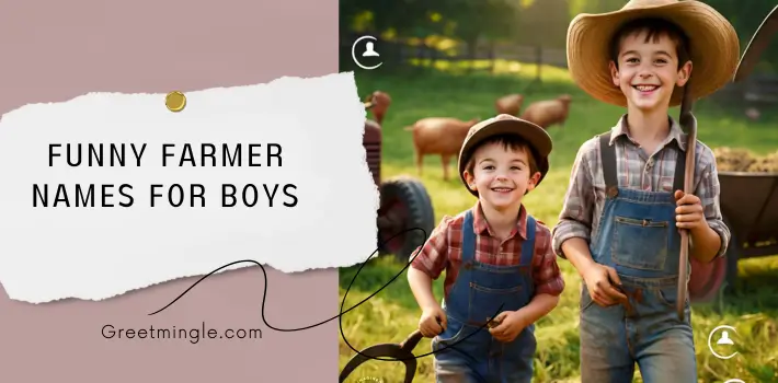 Funny Farmer Names for Boys