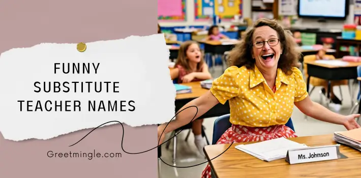 Funny Substitute Teacher Names