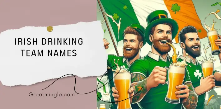 Irish Drinking Team Names