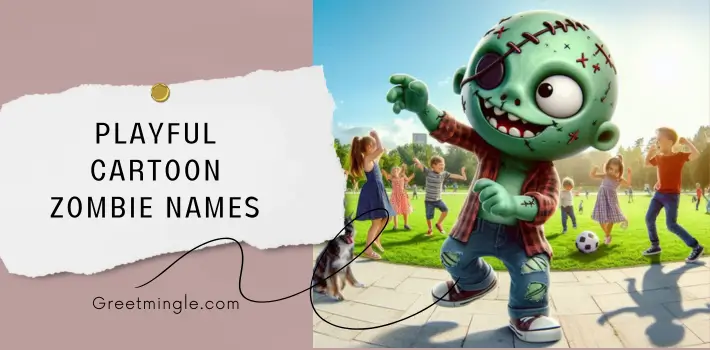 Playful Cartoon Zombie Names