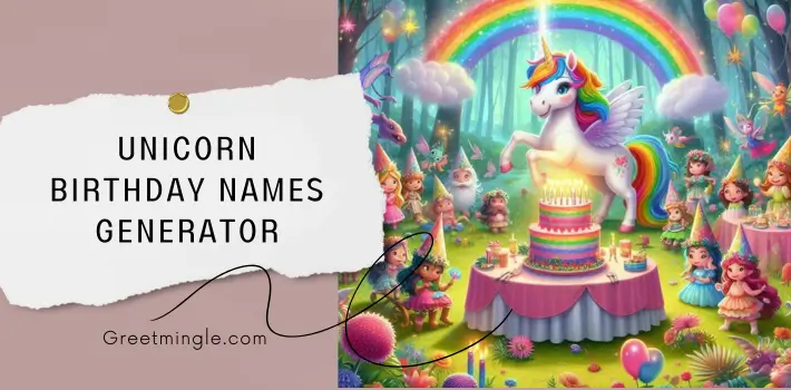 Unicorn Birthday Names Generator