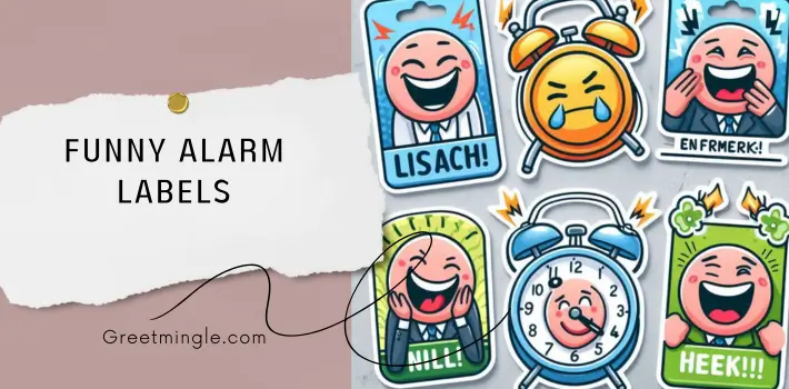 Funny Alarm Labels