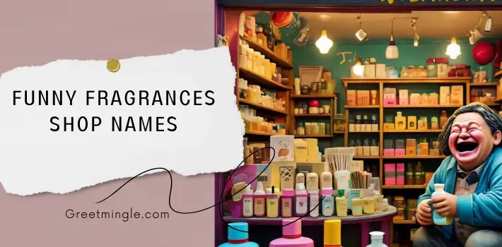 Funny Fragrances Shop Names