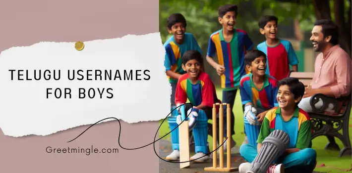 Telugu Usernames For Boys