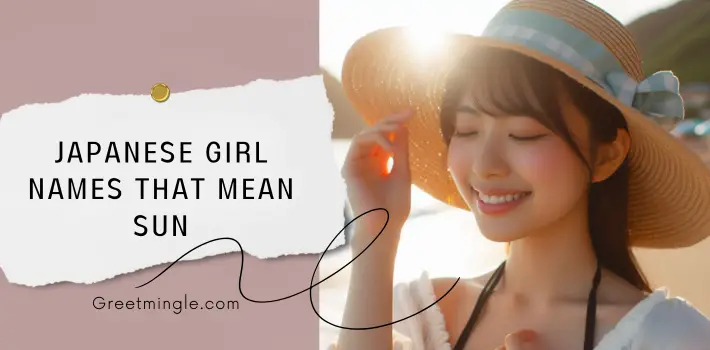 Japanese Girl Names That Mean Sun