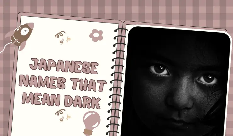 japanese names that mean dark