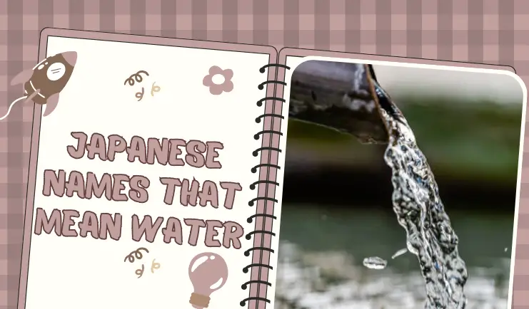 japanese names that mean water