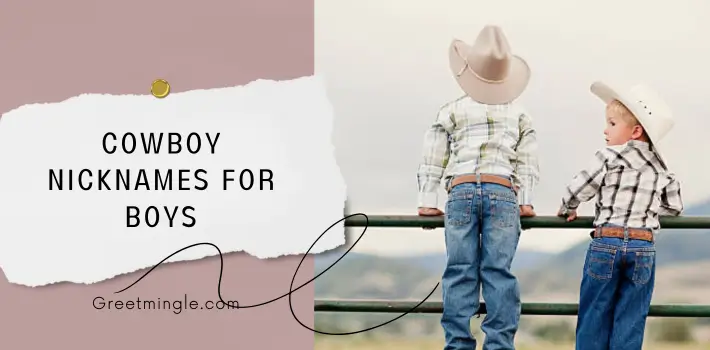 Cowboy Nicknames For Boys