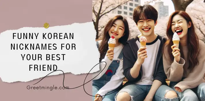 Funny Korean Nicknames For Your Best Friend