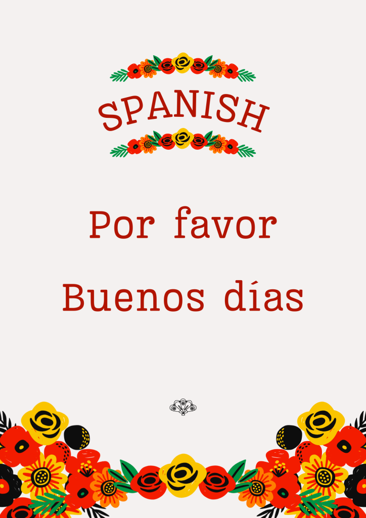 100 easy spanish words